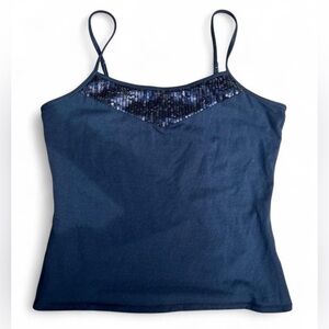Laura Petites Sequin Tank Top Y2K Inspired Cotton Summer Party